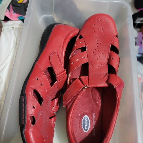 Dr. Scholl's Vibrant Red Sandals - Picture 1 of 4